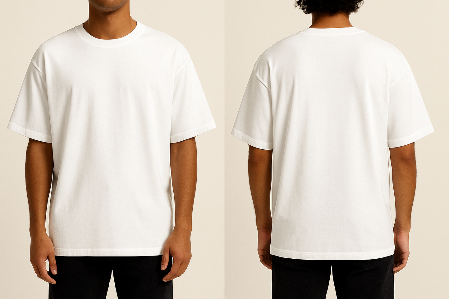 Over sized White T-shirt